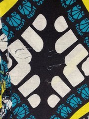 Lot Of 5 African Fabric Bundle Yard Remnant Scrap Wax Kenya 6+ Yards