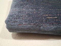 2.2 yards Blue Charcoal Gray Multi-Color Weave Upholstery Fabric 56″ x 80″ 3 lbs