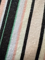 Blank Quilting Stripe 100% Cotton Fabric Pink Black Green 1 Yard x 42” Wide
