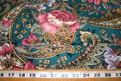 60 INCH WIDE LARGE FLORAL TAPESTRY WEIGHT FROM KENMILL – 100% COTTON FABRIC