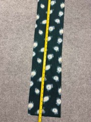 Sheep Print Fleece Fabric Dark Green White 12×56″ Craft Material One Size Scarf