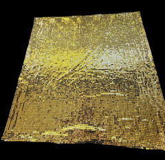Broadway Theatre remnant Silver Black Lame’ with Thousands of Sequences 72 X 36″