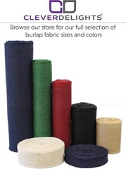 9″ Burlap Roll – 10 Yards – No-Fray Finished Edges – Jute Burlap Fabric – 9 …