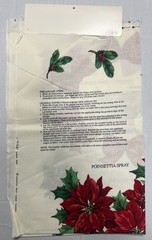 Christmas Cut Outs Greenery Wearable Art Applique Fabric Panel VIP Cranston NOS