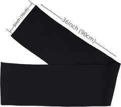 TinaKim Dicke Rippung für Bündchen und Bund, Strickstoff, Kragen, 36x6in