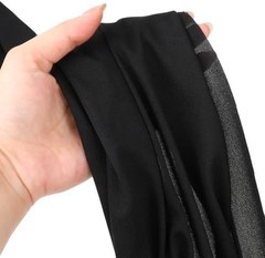 Hariendny Speaker Fabric Black Speaker Grill Cloth 67″x20″ Tulle Subwoofer Stere