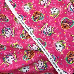 BTY Nickelodeon Viacom Jojo Siwa Friends Are Magic Pink Unicorn Fabric Material