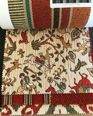 HIGHLAND COURT 52 pcs Global Collection Mulberry/Saffron Fabric Sample Book