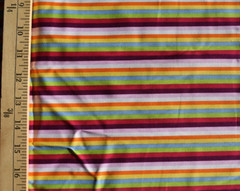 MULTI STRIPES SHIRTING COTTON BLEND FABRIC 67X44 INCHES 1.8 YARDS