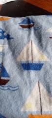 Assorted Blue Fabric/sale Boats ( Lot 3)