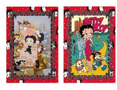 Betty Boop In Color A Designer MULTI-SIZE SET Cotton Fabric Quilt Blocks
