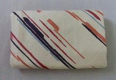 Vtg House N Home Fabrics Drapery 1984 6.5 Yrd Dash Striped Cream Cotton Fabric
