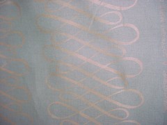 12Y Lee Jofa Mulberry FD251 Swash Stripe Pale Aqua Linen Upholstery Fabric