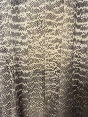 Poly Rayon Georgette Exotic Abstract Ombre Charcoal Slate Grey Fabric 4 Yds 58″W