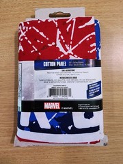 Marvel avengers panel – red, white & blue, 36″ x 44″ action hero fabric