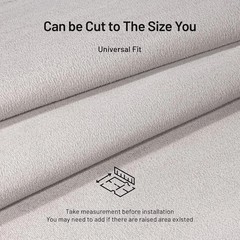 Grey Suede Headliner Fabric 96″ L x 60″ W – Perfect for Auto Upholstery