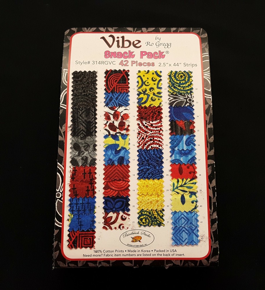 Vibe (Lucky 13) Snack Pack Quilting Fabric