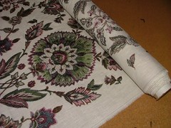iLiv Embroidered Curtain Fabric 1.7 Metres Jaipuri Mulberry Cushion Blinds