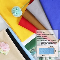 10oz Heavy Duty Cotton Canvas Fabric 60″ x 80″, Thick Cotton Duck Cloth for P…