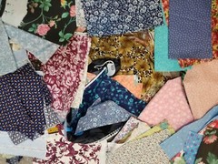 Grab Bag Vintage And New Quilting Cotton Fabric Moda Many Designers – Half Pound