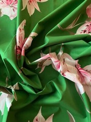 Authentic Top Italian designer Pure cotton luxury dress Fabric. Made in Italy