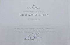 Blue Geometric Fabric Wool Silk Fabric Diamond Chip By Scabal Suiting 3.50m