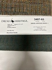 Drexel Heritage Upholstery Fabric – Blue/Green – 5 piece 12″x11.5″ Sample Bundle