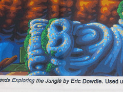 Disney’s “Mickey and Friends Exploring the Jungle” Fabric Panel, 35.5″ x 44″