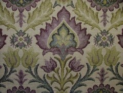 Arts And Crafts Grape Woven Jacquard Fabric Curtain Upholstery Cushion Multi Use