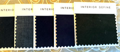 10 Interior Design Sofa Fabric Samples & 1 Two Pages Curtain Sample Book