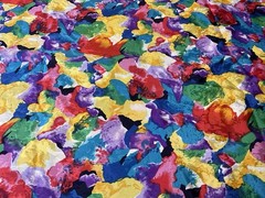 Hi Fashion Fabrics, Inc. Double Sided Vibrant Colored Floral Light Weight Blend
