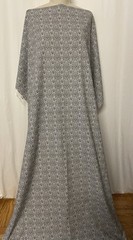 100% Fine Cotton Poplin Printed Gray White Joann Fabric 1 .5 Yard Long 45″ W