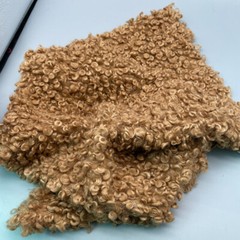 Curly Plush Faux Sherpa Fleece Fabric ry DIY Toy Doll Material 40 45CM