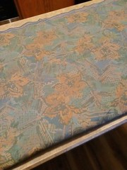 Upholstery Heavy Weight Botanical Design Fabric Earth Tones 7′ X 4′