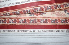 Vintage Waverly Fabric Hawthorne Border, 54″ x 139″