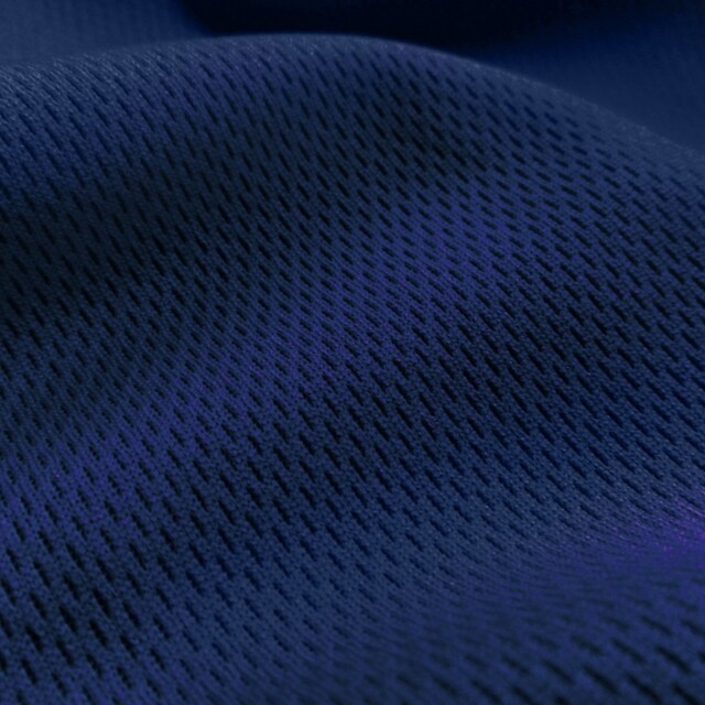 Navy Flat Back Dimple Mesh Athletic Uniform Jersey Fabric – 58″ Wide