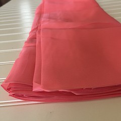 SILK SALMON FABRIC 3 Yards x 21 Inches Wide or 108 Inches x 21 Wide