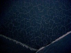3-1/4Y Jiun Ho 1029 Luna Baltic Blue Crackled Outdoor Upholstery Fabric