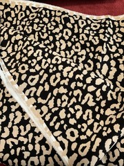 58” X 3 Yards Silky Dress Fabric Animal Print Lightweight