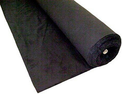 , Duvetyne Brush Finished Fabric Bolt, 54″ Wide, 25 Yards, Black