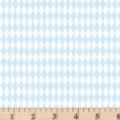 Frost & Fable Set Diamonds Lt Blue 05802 WLB Cotton Fabric by the half yd
