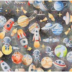 Space Adventures – 1 yard price! Continuous yards available