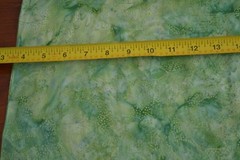 By 1/2 Yd, Green on Green Batik, Indonesia, Hoffman/H-2374-495, Monstera, B463