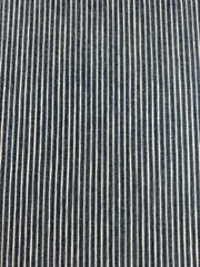 4 Yards FERMOIE UK Poulton Stripe Blue 100% Cotton Stripe Fabric $858 Retail