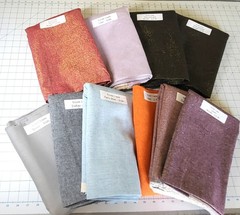 25 Yards ROBERT KAUFMAN “ESSEX YARN DYED” Linen Cotton Blend Fabric Lot