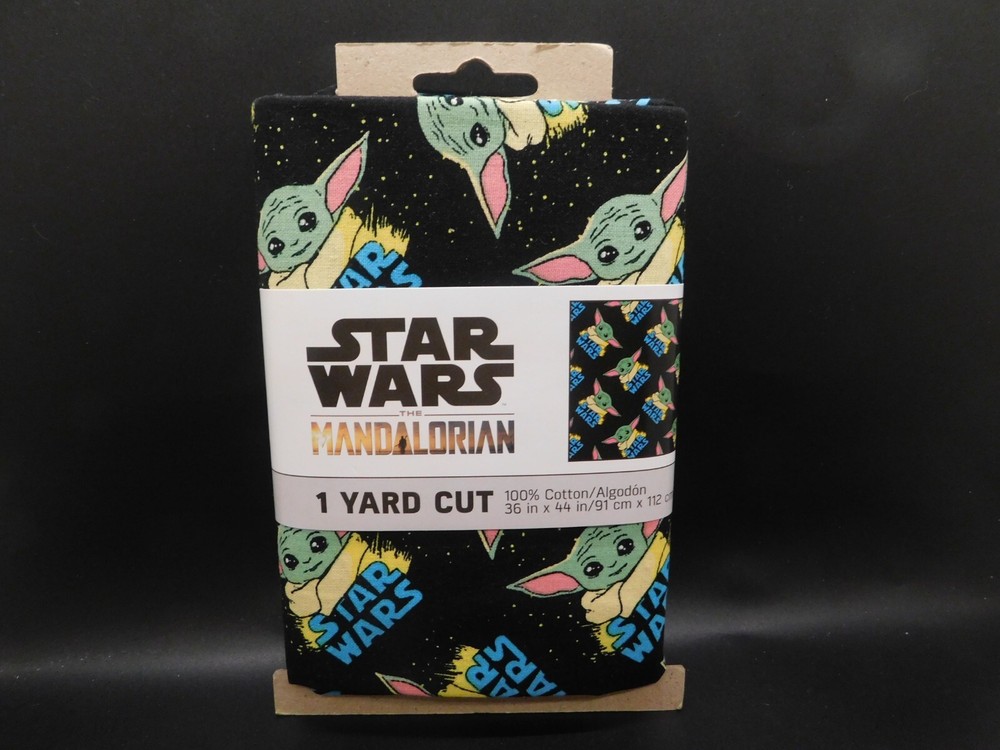 Star Wars The Mandalorian The child 1 yard cut 100% cotton 36 x 44in