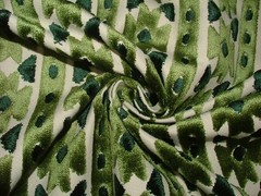 iLiv Thick Plush Velvet Fabric 85cm Bazaar Emerald Curtain Upholstery Cushion