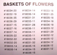 RARE 2008 MARY ENGELBREIT BASKETS FLOWERS FLORAL COTTON QUILT FABRIC CHARM PACK