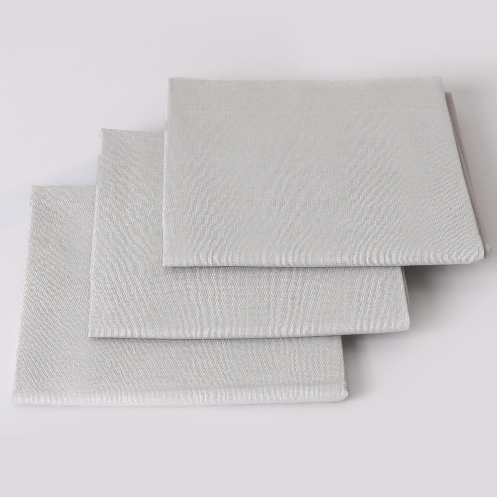 3 Pieces 18×21 Inch Cotton Fabric Precut Quilting Bundles Solid Layer Cakes