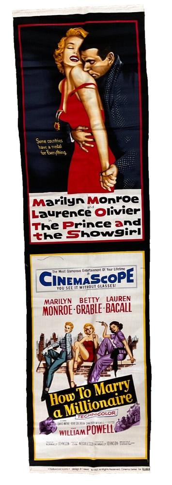 HOLLYWOOD ICONS PANEL #14446- 1985 CINEMA SERIES BY ROBERT KAUFMAN-12″X 43″